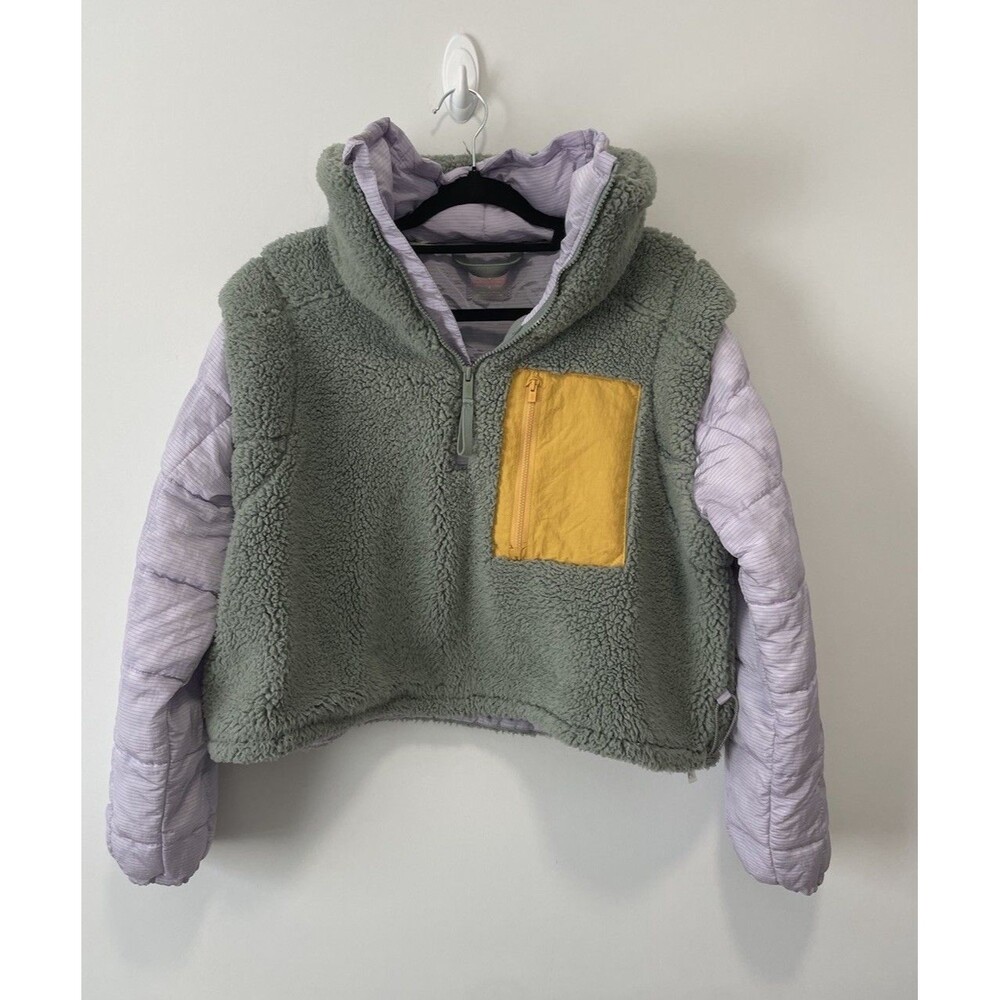 Free People Movement FP scenic route colorblock halfzip pullover jacket Small